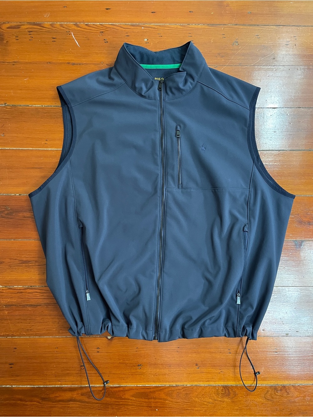Polo Ralph Lauren Navy Performance Softshell Full Zip Vest Men’s 3X 🧡🎀